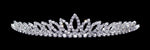 #15060 - Open Navette Spray Tiara Tiaras up to 1" Rhinestone Jewelry Corporation