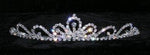 #15061 - Triple Piston Wave Tiara Tiaras up to 1" Rhinestone Jewelry Corporation