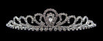 #16501 - Joining Wave Tiara with Combs - 1" Tiaras up to 1" Rhinestone Jewelry Corporation