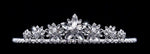 #12608 Marquis Flower Tiara Tiaras up to 1.5" Rhinestone Jewelry Corporation