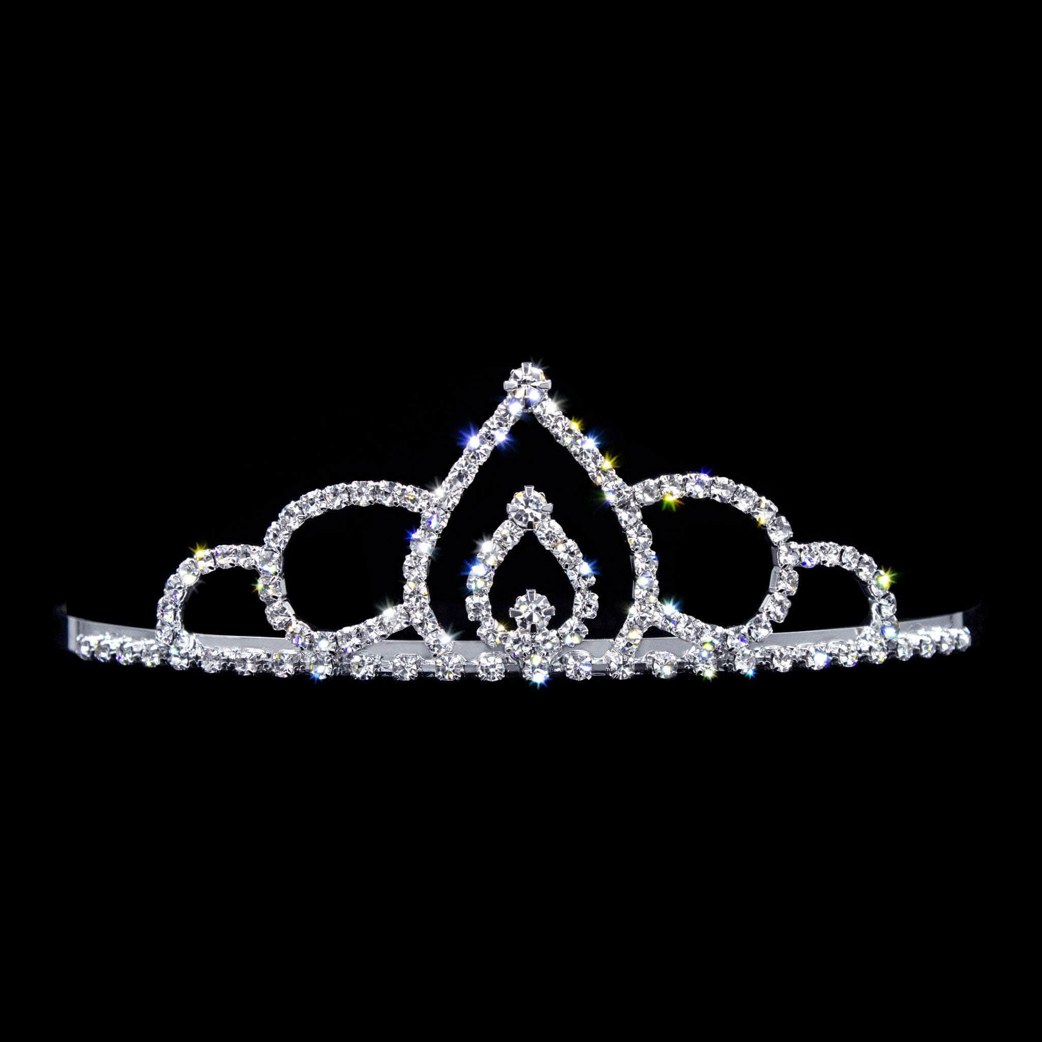 Luxury Zirconia Tiara (SV, G, RG)- LKY/HG0115 — Danielly's