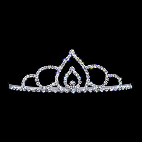 #13463 Arabian Cathedral Princess Tiara Tiaras up to 1.5" Rhinestone Jewelry Corporation