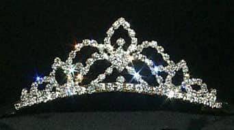 Princess Debut Tiara #11456 Tiaras up to 1.5" Rhinestone Jewelry Corporation