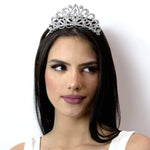 #11522 - Pave Crystal Tiara Tiaras up to 2" Rhinestone Jewelry Corporation