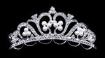 #12063  Royal Pearl and Pave Rhinestone Tiara (Limited Supply) Tiaras up to 2" Rhinestone Jewelry Corporation
