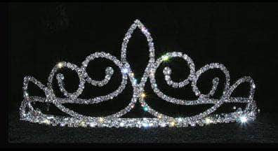 #15465 - Fleur De Swirl Tiara - 2"