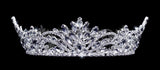#16009 - Pageant Perfect Crown Tiaras up to 2" Rhinestone Jewelry Corporation