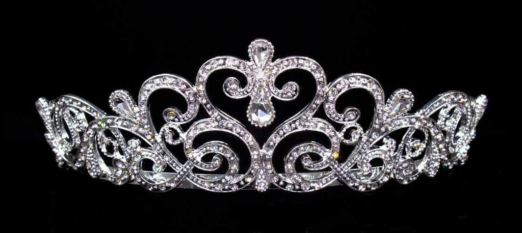 16517 Pave Princess Tiara with - 1.75"