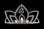 Tiaras up to 2" #17147 - 65th Birthday or Anniversary Tiara with Combs