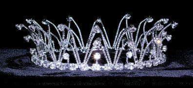 Twisted Wire Crown #13624 Tiaras up to 2" Rhinestone Jewelry Corporation