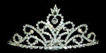 #10272  - Crystal Tiara Tiaras up to 3" Rhinestone Jewelry Corporation