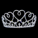 Tiaras up to 3" #12740 - Heart Bouquet Tiara