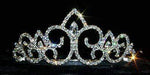 #13035 - Medium Splitting Sea Tiara Tiaras up to 3" Rhinestone Jewelry Corporation