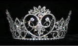 #13538 - Lover's Sunrise Crown Tiaras up to 3" Rhinestone Jewelry Corporation