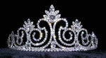 #13601 Mystical Water Tiara Tiaras up to 3" Rhinestone Jewelry Corporation