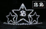 #14617 - Star - 15/16 Quinceañera /Sweet 16 (Limited Supply) Tiaras up to 3" Rhinestone Jewelry Corporation