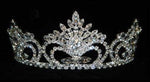 #15705 Pageant Prize Tiara - 2.5" Tall Tiaras up to 3" Rhinestone Jewelry Corporation