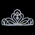 #15721 - Butterfly Garden Tiara - 2 3/8" Tiaras up to 3" Rhinestone Jewelry Corporation