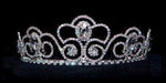 Tiaras up to 3" #16016 Small Floral Waves  Tiara