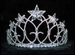 #16230 - Starred Vaulted Ceiling Tiara with Combs - 3"