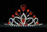 #16260HYACINTH- Maus Tiara 2.25" - Hyacinth Tiaras up to 3" Rhinestone Jewelry Corporation