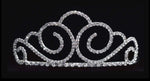 #16576 - Moon over the Mountain Tiara - 2.75" Tall Tiaras up to 3" Rhinestone Jewelry Corporation