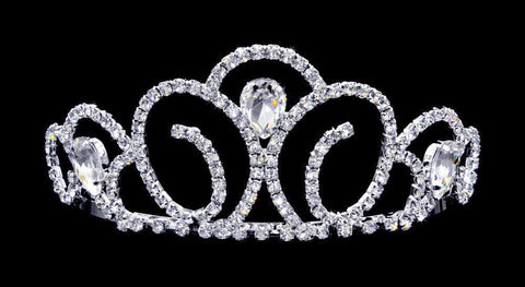 #16734 - Pears of Wisdom Tiara with Combs - 2.5" Tall