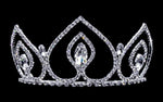 #16737 - Navette Peaks Tiara with Combs - 3"