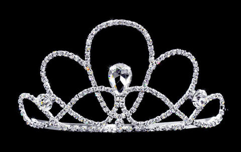 #16741 Seashell Tiara with Combs - 2.5" (Limited Supply)