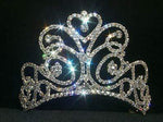 #11867SM - Small Flourishing Heart Tiara  - Contoured