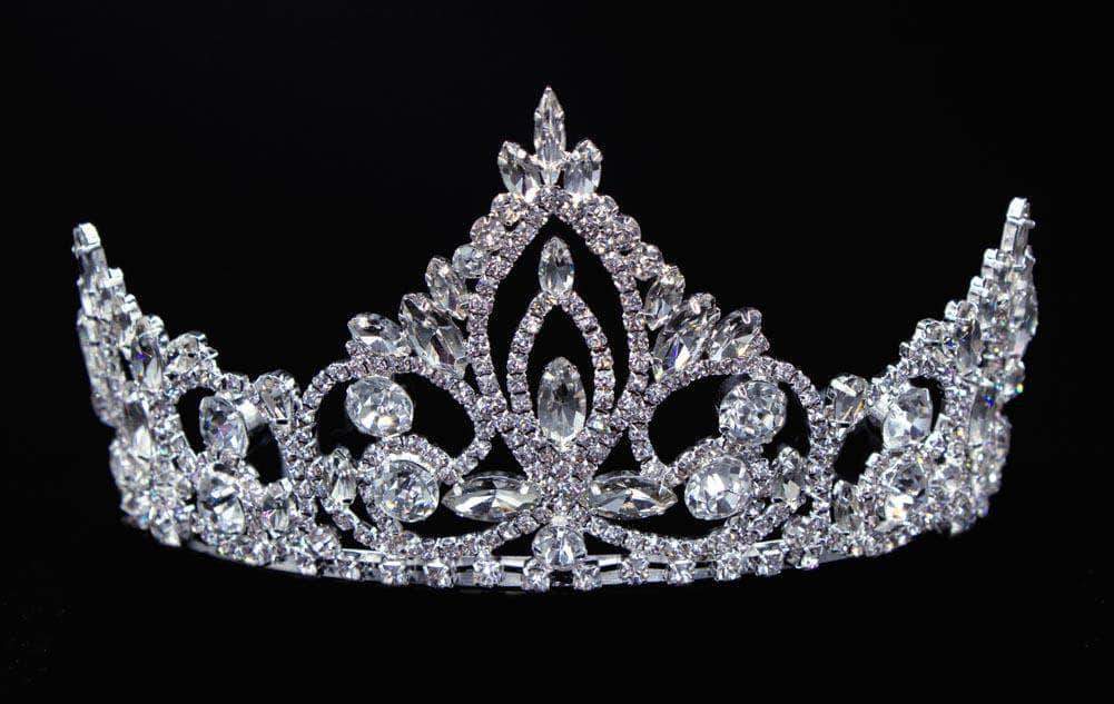 16449 - Pageant Prime Tiara with Combs - 3"