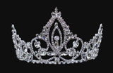 #16450 - Pageant Prime Tiara with Combs - 4" Tiaras up to 4" Rhinestone Jewelry Corporation