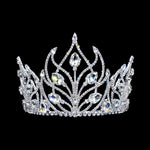 Tiaras up to 4 #17331 - Rising Phoenix Tiara with Combs - Approximately 4" Tall