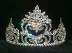 Pageant Prize Tiara #8686 Tiaras up to 4" Rhinestone Jewelry Corporation