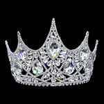 Tiaras up to 5 #17275 - Noble Beauty Tiara with Combs - 4.75"